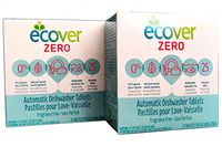 Ecover Automatic Dishwasher Tablets Zero, 25 Count, 2 Pack Bundle, 17.6 Ounce, Fragrance Free