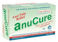 Anucure Hemorrhoid Treatment - Faster Relief Than Any Other Cryotherapy Device & Contains 4 Times More Coolant - FDA Certified, Natural Hemorrhoids Cure