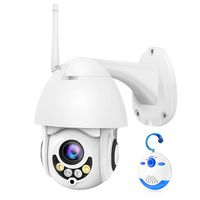Luowice WiFi IP Camera Outdoor Wireless PTZ Security Camera HD 1080P Pan Tilt Zoom 5X Optical 100ft Color Night Vision Two-Way Audio IP66 Weatherproof Motion Detection & Alerts