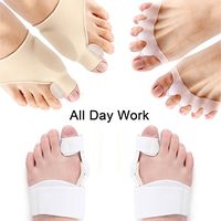 Gel Toe Separator,3 in 1 Toe Spacers Rubber Toe Stretchers Used for Sports Activities, Yoga Practice & Running for Men and Women Bunion Pain Relief Toe Straightener Achilles Stretcher