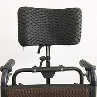 Wheelchair Headrest Neck Support Head Padding Wheelchairs Pillow Aluminum Alloy Easy to Install/Headrest Adjustable Range 350Mm-500Mm