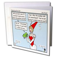 3dRose Russell - Redeeming A Fairy Tale - Greeting Cards, 6 x 6", Set of 12 (gc_2586_2)