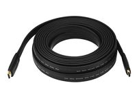 Monoprice 25ft 24AWG CL2 Flat Standard HDMI Cable - Black