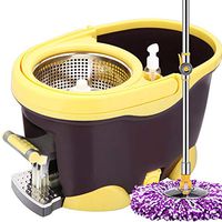 360° Rotating Mop And Pedal Bucket Set Microfiber Mop Free Hand Washing Wood Floor Household Mop Cleaning Rotary Mop