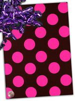 24" X 833' 2 Color Dots Gift Wrap