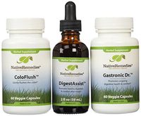 Native Remedies Coloflush Capsules, Gastronic Dr. and Digestassist Ultrapack Capsules (one of Each)