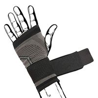 CFR Carpal Tunnel Wrist Strap Carpal Wraps Wrist Brace Wrist Support Palm Protect Wristband 1 Piece Professional Sports Wristbands Wrist Brace,Black,L