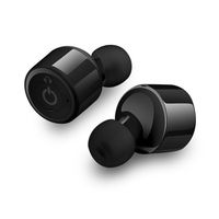 Gotd Mini True Wireless Bluetooth Twins Stereo In-Ear Headset Earphone Earbuds (Black)
