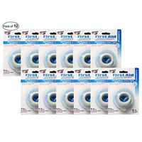 Instant Aid- First Aid All Purpose Clear Tape (1 Roll) (Pack of 12) by Purest