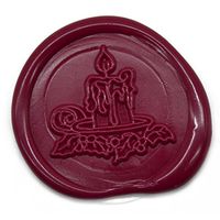 30 PCS Candle Light Self Adhesive Sealing Wax Sticker for Envelope Decoration