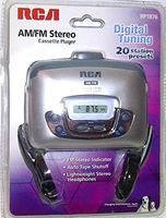 RCA RP1876 PERSONAL STEREO WITH AM/FM DIGITAL TUNING CASSETTE PLAYER