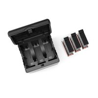 QC Charger Fast Charging Charger Storage Type Charging Box Quick Battery Charger Travel Storage Charging Box with Type-C USB Cable Without Battery for DJI OSMO Action Sports Camera