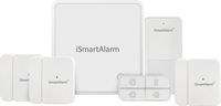 iSmartAlarm Home Security Package For More Doors & Windows | Wireless DIY No Fee IFTTT & Alexa Compatible iOS & Android App | iSA8, White