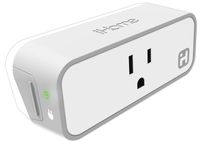 iHome ISP6X Wi-FI Smart Plug , Use your voice to control connected devices, Works with Alexa, Google Assistant and HomeKit enabled smart speakers