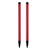 yunbox299 2Pcs Phone Tablet Stylus Touch Screen Pen, Phone Tablet High Sensitivity Touch Screen Pencil Stylus for iPhone iPad Red