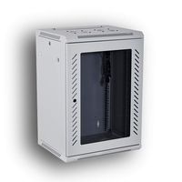 Kenuco Wall Mount Rack Server Cabinet Data Network Enclosure 19-Inch Server Network Rack with Locking Glass Door 16-Inches Deep (OFF-WHITE 12U)