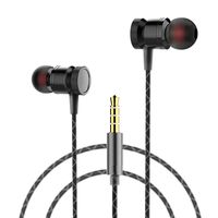 Sunfei 3.5mm In Ear Stereo Headphone Headset Super Bass Music Metal Earphone Earbuds (Gray)