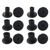 6 Pairs Anti-Slip High Heel Protectors Covers Caps Shoes Repair Accessories Black
