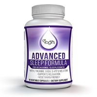 Yogi's Advanced Sleep Formula- Aid sleep for Relaxation, Stress & Anxiety Relief- Free EBOOK- Natural sleep aid with Melatonin, GABA, 5-HTP, L-Theanine-Sleep Supplement-Good sleep capsules-Dream sleep