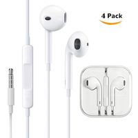 Corikee Earphones/Earbuds/Headphones/Headsets to 3.5mm with Stereo Mic&Remote Noise Isolating Control Headphone Compatible with for Most Smartphones - White
