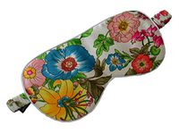 Maxfeel 100% Both Sides Silk Sleep Mask Soft Eye Mask&Blindfold Floral Color (#1)