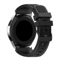 Shan-S 22mm Bands for Samsung Galaxy Watch 46mm, Soft Sports Silicone Bracelet Adjustable Quick Release Replacement Wrist Straps Wristband for Galaxy Watch 46mm Smartwatch,5.5"-8.4"