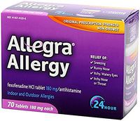 Allegra 24 Hour Allergy, Tablets, 70 Count