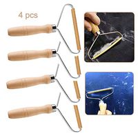 Fuzz Shaver Roller Fabric Shaver for Clothes Restores Portable Lint Remover Reusable for Pets Hair Removing Lint Dust in Sweater Woven Coat and Furniture No Hurting Wood 4pcs