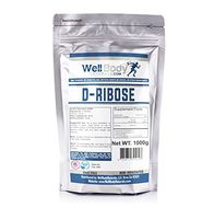 WellBodyNaturals 100% Pure D-Ribose Powder 1000 Grams - Pharmaceutical USP Grade
