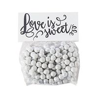 LOVE IS SWEET TREAT BAG TOPPERS (50PC) - Party Supplies - 50 Pieces