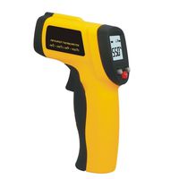 LuckyStone Temperature Gun Non Contact Digital Infrared (IR) Thermometer Range of -58F to 1,022F w/Laser Sight