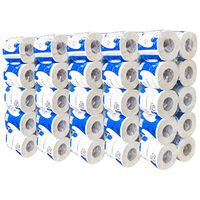 World Backyard 50 Rolls Toilet Paper, 3-Ply or 4 Ply, Ultra Silky & Smooth Daily Use, Soft, Strong and Highly Absorbent Degradable Toilet Tissue Paper for Bathroom Kitchen