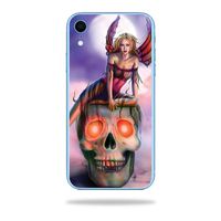 MightySkins Skin Compatible with Apple iPhone XR - Death Pixie | Protective, Durable, and Unique Vinyl Decal wrap Cover | Easy to Apply, Remove, and Change Styles | Made in The USA