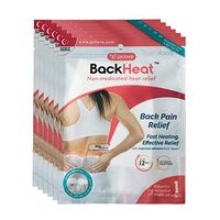 BackHeat Heat Patch for Back Pain Relief and Comfort from Backaches - Pack of 6 (Patches/Wraps/Pads)