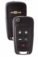 2010 10 Chevrolet Camaro Keyless Entry and Flip Key - 5 Button Models with Remote Start - Chevrolet Logo