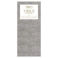 Caspari Solid Tissue Paper in Charcoal Jute, 8 Sheets Included