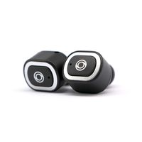 Onebit, Playbit Air, Wireless Earbuds, 2 Colors, 5 Hours of Continuous Music, Built-in Microphone, Wide Compatibility, Bluetooth 4.1, Rechargeable 200 mAh Battery (Black)