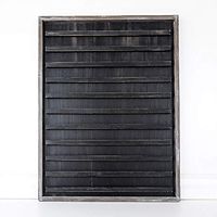 24" X 32" X 1.5" Wood Framed Sign (Letterboard), Black – 15268