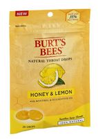 Burt's Bees Honey & Lemon Natural Throat Drops, 20 ct (Pack of 3)