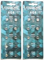 20 x LOOPACELL AG4 LR626 377 1.5V Alkaline Watch Batteries