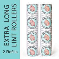Mammoth Lint Roller- 2 Refill Pack, 90 Sheets per Roll, Perfect for Pets, Extra Large Lint Roller (180 Sheets Total)