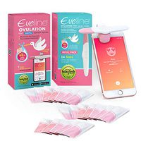 Eveline Digital Ovulation Predictor Test - Easy at Home Ovulation Test Kit with Smart Scanner and 14 + 5 Fertility Test Strips, Pregnancy Must Haves Value Bundle - FDA Listed for 99% Accuracy