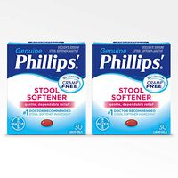 Phillips' Stool Softener Liquid Gels (30-Count Box, Pack of 2)