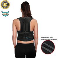 Back Brace for Men Women and Teens, Posture Corrector Upper Back Support Brace Helps Relieve Lower Back Pain, Sciatica, Scoliosis, Herniated Disc or Degenerative Disc Disease (XXL)