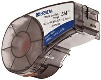 Brady M21-750-595-RD BMP21 Tape B- 595 Indoor/Outdoor Vinyl Film Size: 3/4 x 21' WHT/RED Model: M21-750-595-RD Size: 3/4x21' Portable Consumer Electronics Home Gadget