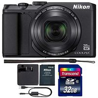 Nikon COOLPIX A900 20MP 35X Optical Zoom 24-840mm Point and Shoot Digital Camera + 32GB SDHC Memory Card