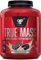BSN TRUE-MASS Weight Gainer, Muscle Mass Gainer Protein Powder, Cookies & Cream, 5.82 Pound