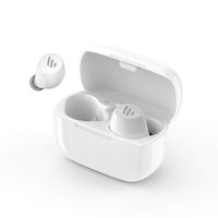 Edifier TWS1 True Wireless Earbuds - Up to 32 Hour Battery Life with Charging Case and Mic, Bluetooth v5.0 aptX, IPX5 Splash & Sweatproof - White