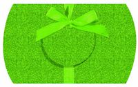 The Gift Wrap Company 12 Count Gift Card Pouches, Glitter Lime