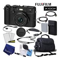 Fujifilm X100F X-Series 24.3 MP Point & Shoot Digital Camera (Black) with Cleaning Kit and Many More Accessories Basic Bundle